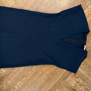 Alice and Olivia Navy Shift Mini Dress Small